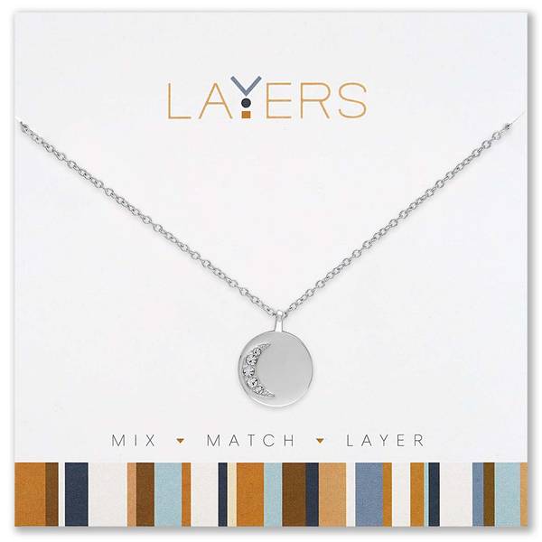 Photo of CZ Cresent Moon Necklace