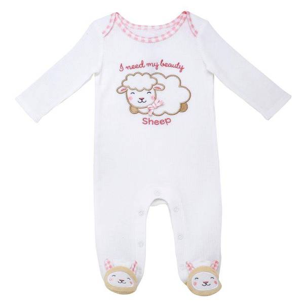 Photo of Infant Girl's "I Need My Beauty Sheep" Sleep N'Play