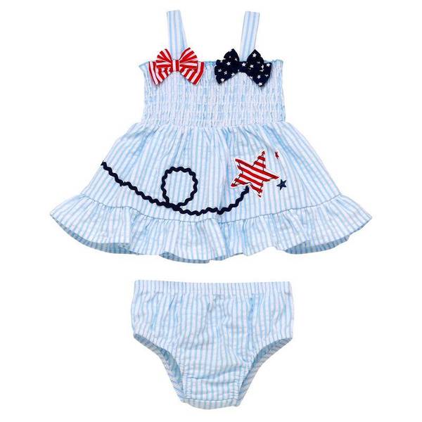 Photo of IG 2p 4th Star Suntop/Short Set Blue