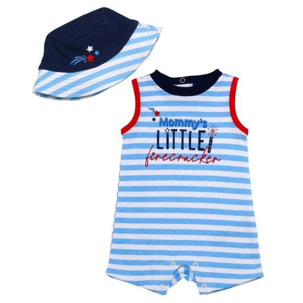 Photo of Infant Boys Mommy's Little Firecracker Romper Set