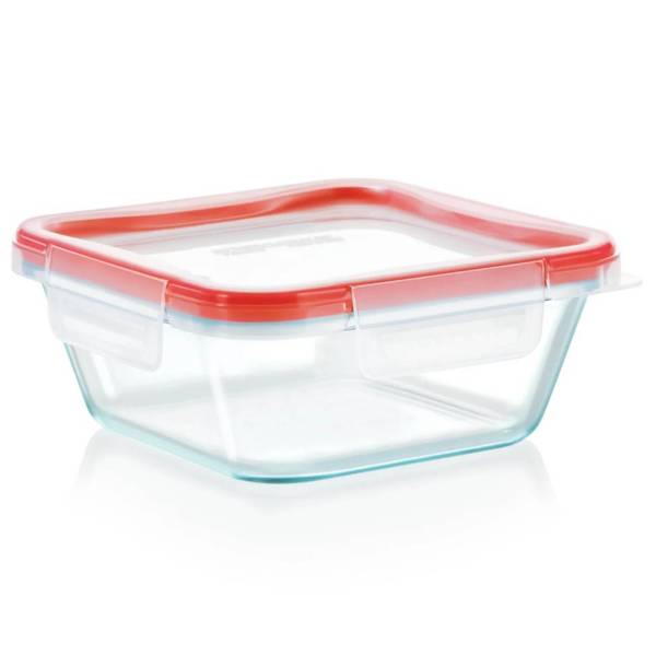 Photo of 4-Cup Freshlock Square Glass Storage