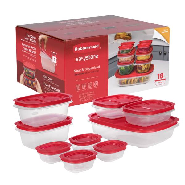 Photo of 18-Piece EasyStore Rectangle Container Set
