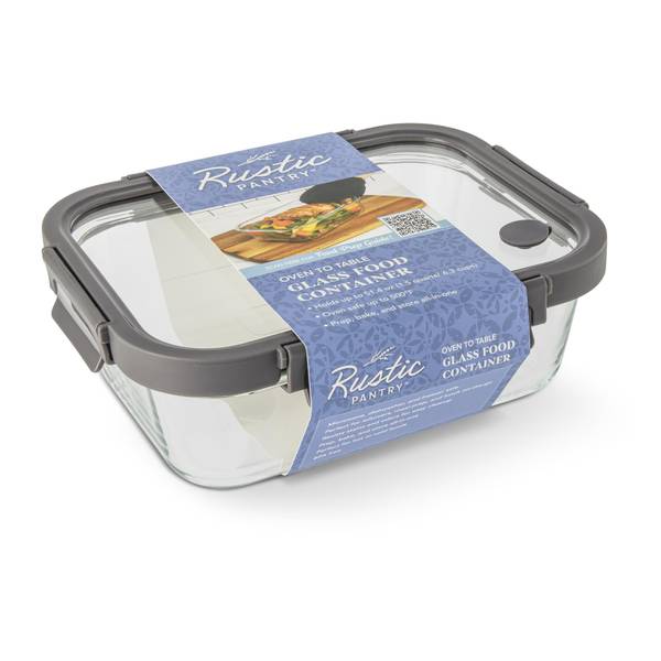 Photo of 51.4oz Oven To Table Glass Food Container