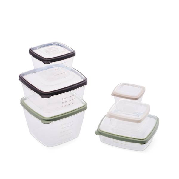 Rustic Pantry 24-Piece Food Storage Set with Measurements