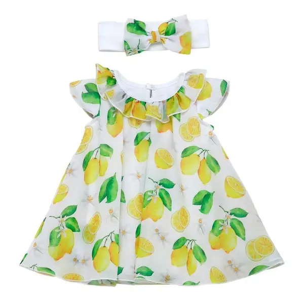 ka-ca様のbaby dress レモン Baby Starters Infant Girl's Lemon Chiffon A-line Dress - A5439901