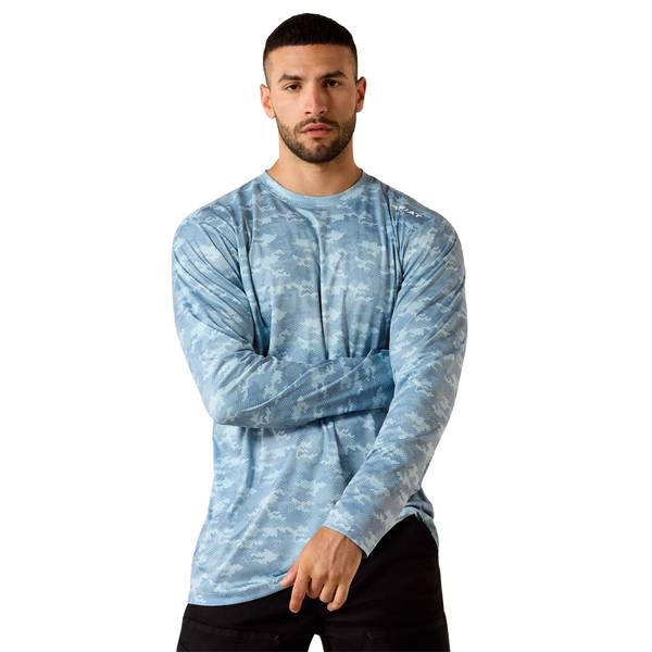 Photo of Men's Rebar Sunblocker Printed Long Sleeve T-Shirt