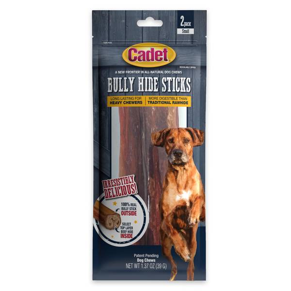 Photo of 2-Count Small Bully Hide Sticks All-Natural Dog Chews