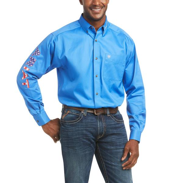 Photo of Men's Team Logo Twill Classic Fit Shirt