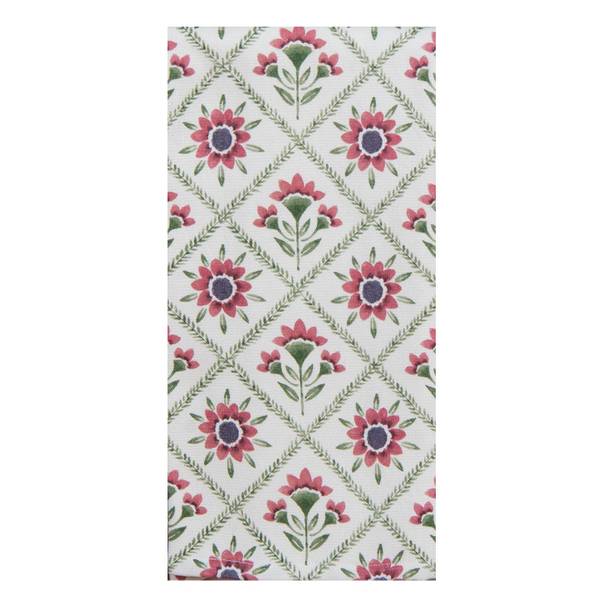 Photo of Mulberry Bloom Print Terry Towel