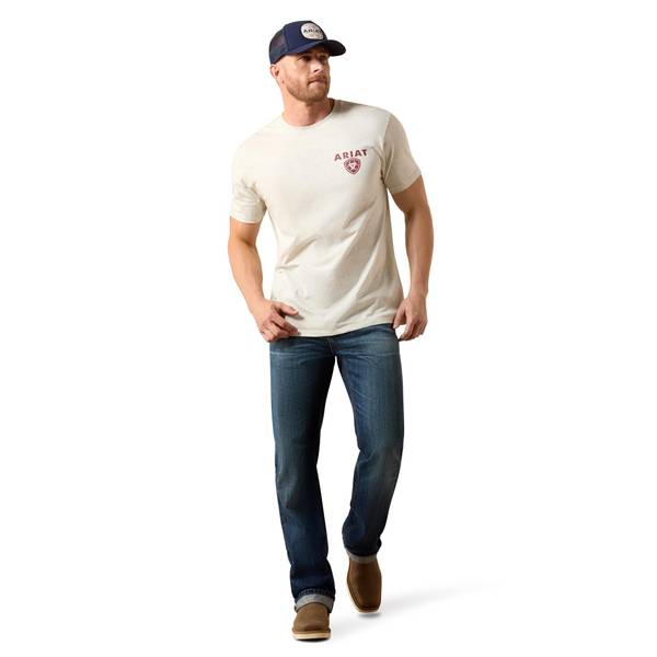 Photo of Men's Trucker Freedom Flag T-Shirt