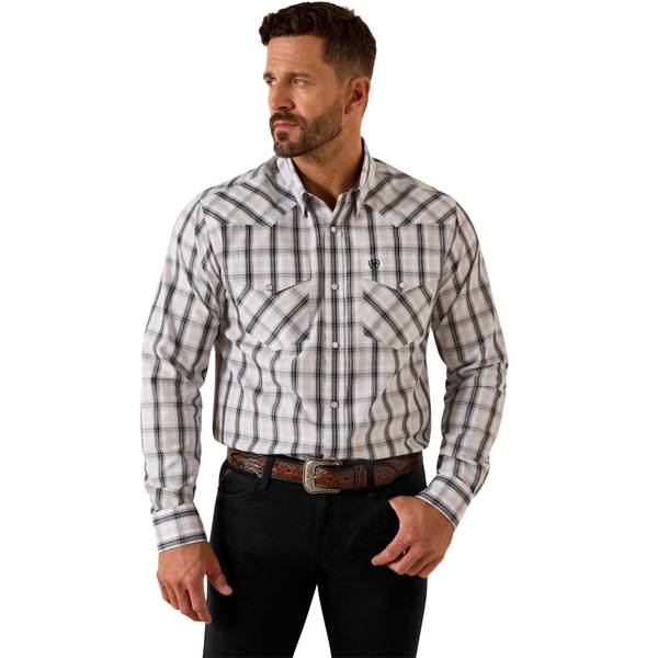 Photo of Men's Wrinkle Free Ari Fitted Snap Shirt