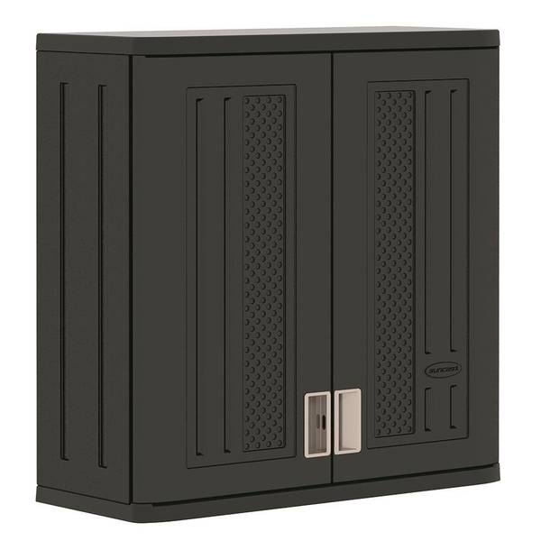Photo of Suncast Wall Storage Cabinet Black