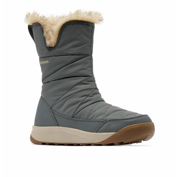 Columbia Minx Slip V Side-Zip Insulated Winter Boots for Women - Sedona Sage/Natural