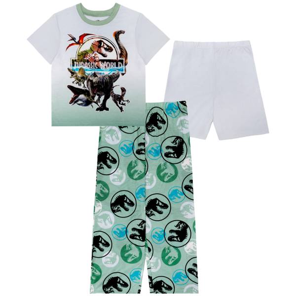 Photo of Boy's 2-Piece Jurassic Power Dinosaur Pajamas
