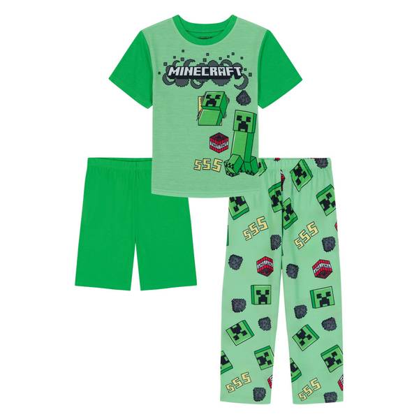 Photo of Boy's 3-Piece Minecraft Sleep Set