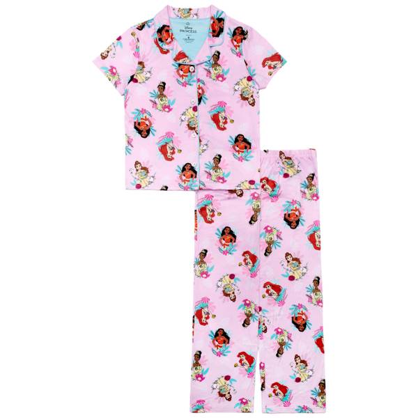 Photo of Girl's 2-Piece Disney Princess Royal Vacation Sleep Set