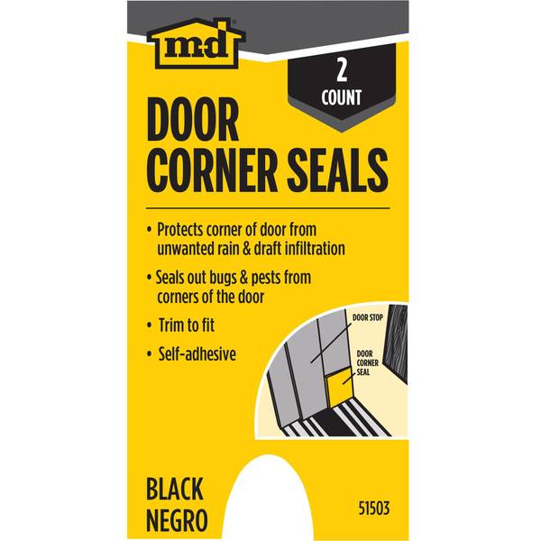 Photo of Black Door Corner Seals