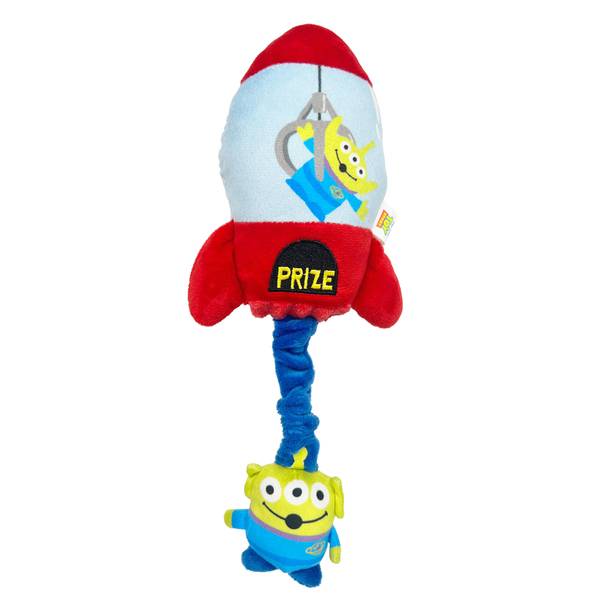 Photo of Toy Story 11.5" Plush Alien Space Crane Bungee Plush Dog Toy