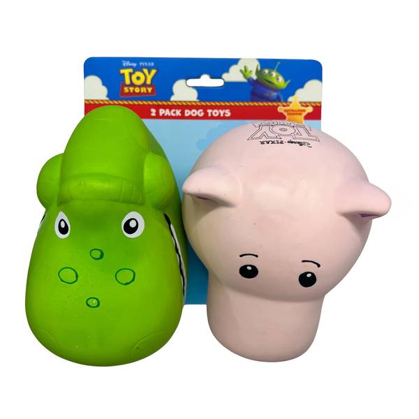 Photo of Toy Story Rex & Hamm 2 Pack Latex Dog Toys