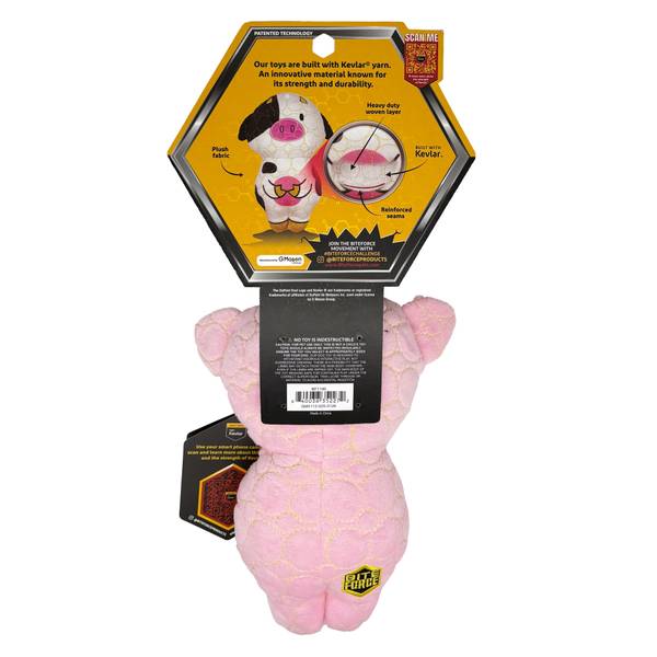 Bite Force Built with Kevlar Tough Plush Pig - BF1190 | Blain's