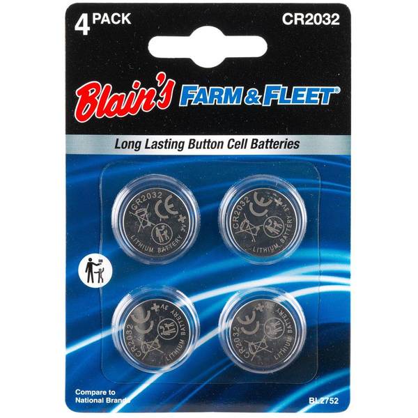 Photo of 4-Pack CR2032 Button Cell Batteries