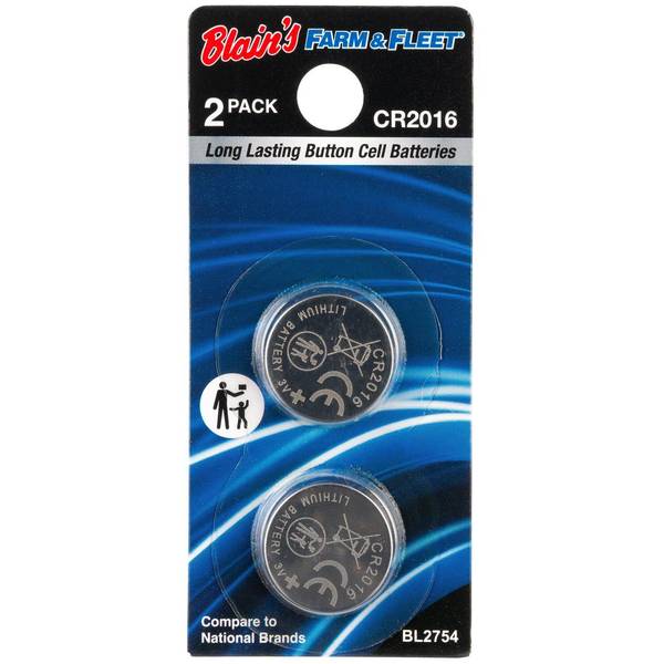 Photo of 2-Pack CR2016 Button Cell Batteries