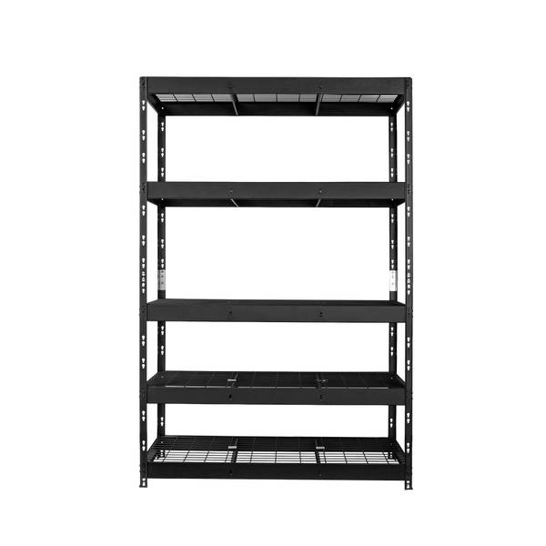 Photo of 72"x48"x24" 5 Shelf Storage Rack with Metal Grates
