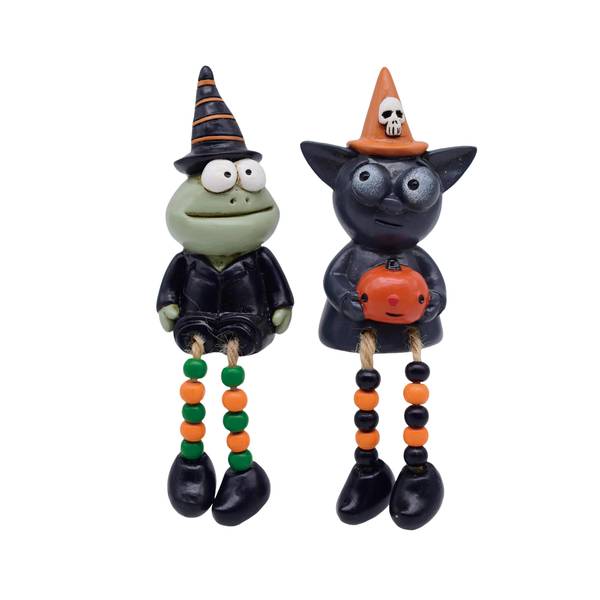 Photo of Resin Witchy Frog/Cat Sitters, Assorted