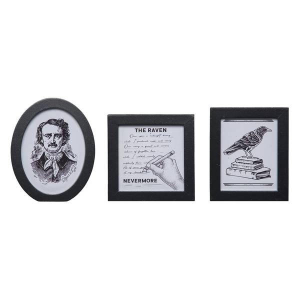 Photo of Small Framed Poe Art, Assorted
