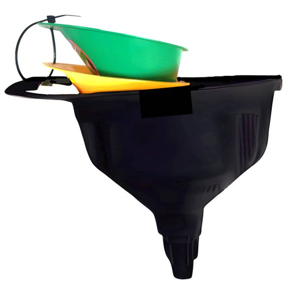 Midwest Can Company 3-Piece Super Trio Funnel Set - 3680 | Blain's