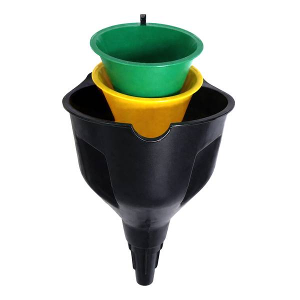 Midwest Can Company 3-Piece Super Trio Funnel Set - 3680 | Blain's