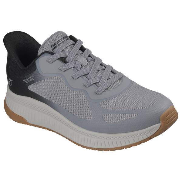 Skechers Men's Slip-Ins: Bobs Sport Squad Chaos 4 Lifestyle Sneakers from Finish Line - Gray, Multi