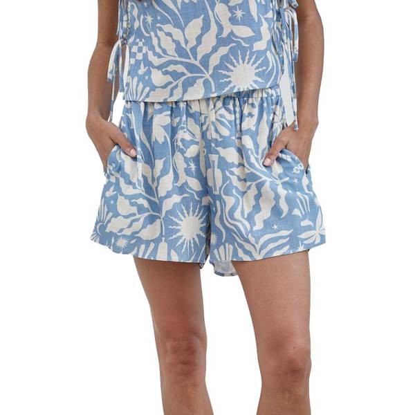 Photo of Women's Woven Print Wide Leg Shorts
