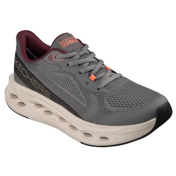 Skechers Max Cushioning Glide-Step Mens Running Shoes, 8 1/2 Medium, Black
