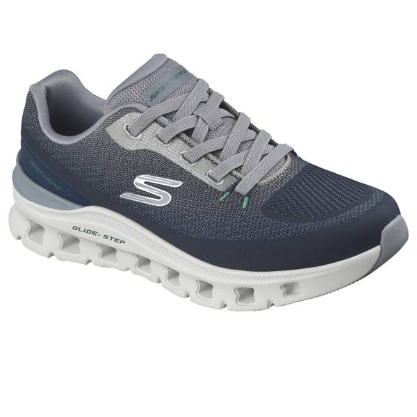 Big & Tall Men's Waverra Glide-Step Pro Sneakers - Navy Grey - Size 13 Wide