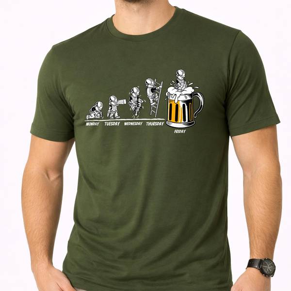 Photo of Men's Working for the Weekend Construction T-Shirt
