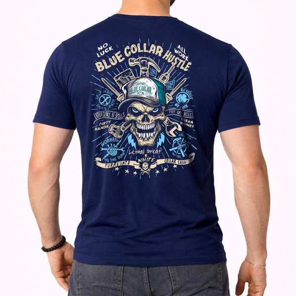 Photo of Men's Blue Collar Hustle T-Shirt