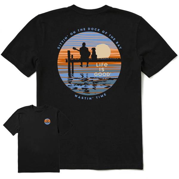 Photo of Men's Sittin On the Dock of the Bay Short Sleeve Crusher Tee
