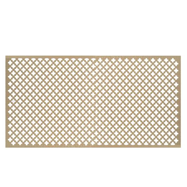 Photo of 12 in. x 24 in. x .020 in. Brass Aluminum Sheet Cloverleaf