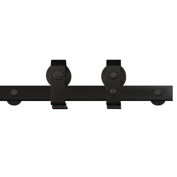 Photo of Classic 75" Bifold Barndoor Kit with Track-Black