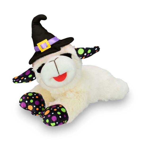Photo of 10" Lamb Chop with Witch Hat Dog Toy