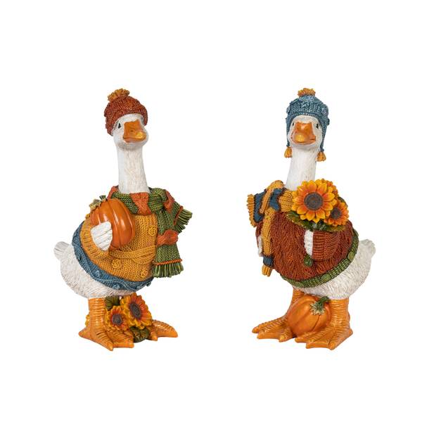 Photo of 7.8" Resin Harvest Goose, Assorted