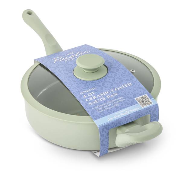 Photo of Nonstick 4 QT Ceramic Coated Saut? Pan