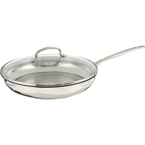 Photo of Chef's Classic Stainless 12" Skillet with Cover