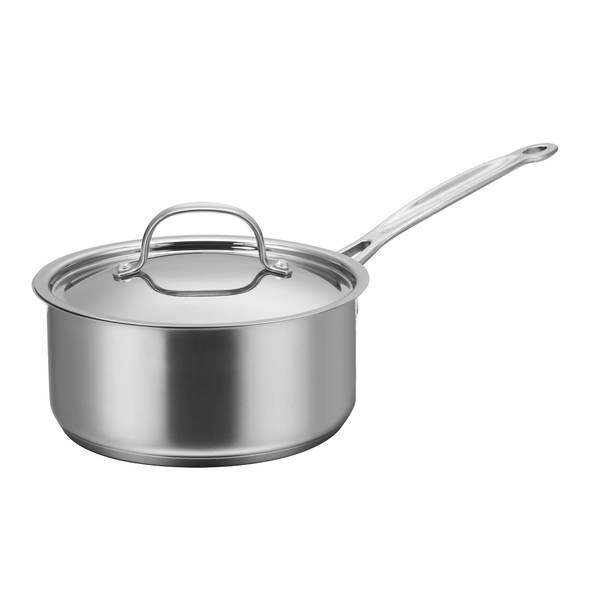 Photo of 2 Quart Chef's Classic Stainless Saucepan with Cover