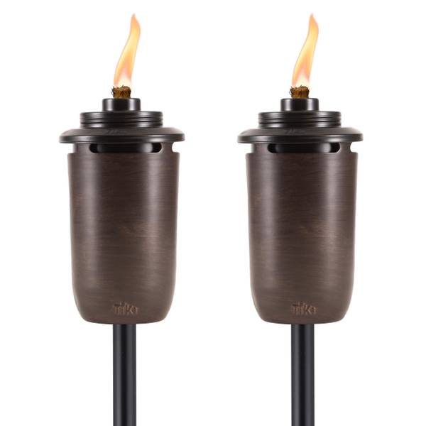 Photo of 2-Pack Honey Copper Outdoor Torches