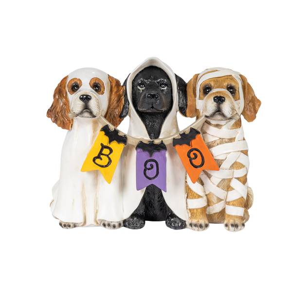 Photo of 5.91" Resin Halloween Dogs