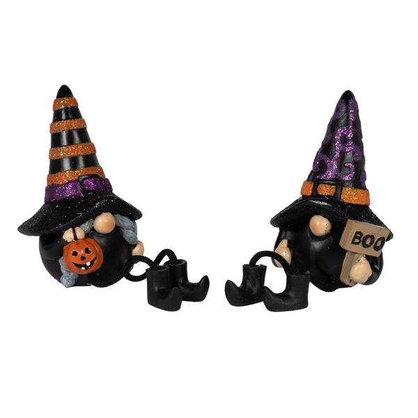 Photo of Resin Halloween Gnome Shelf Sitters