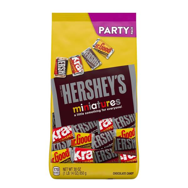 Photo of Hershey's Miniatures Assorted Chocolate 30oz Party Pack