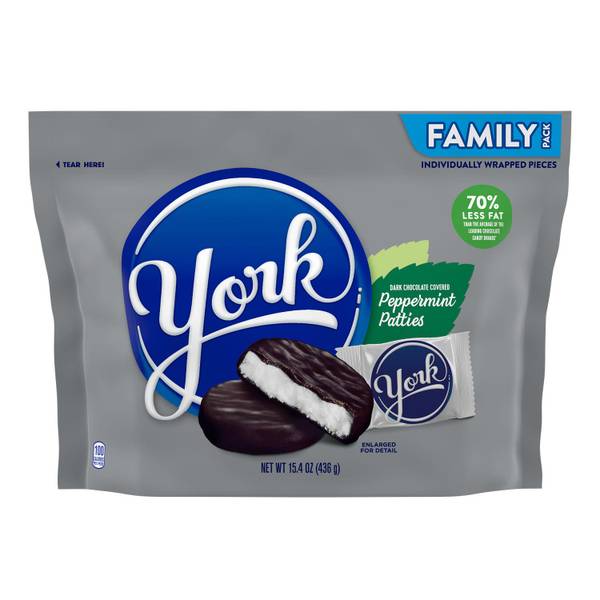 Photo of Dark Chocolate Peppermint Patties Candy Family Pack, 15.4 oz